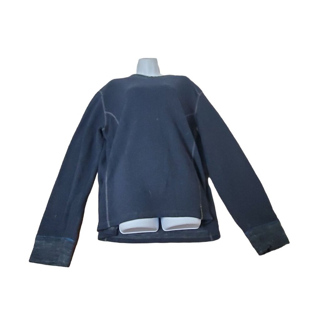 pRana Mens Long‎ Sleeve Navy Blue Sweater